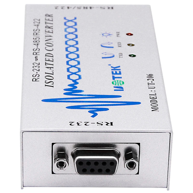 UOTEK RS-232 to RS-485/422 Optoelectronic Isolated Converter NO Delay RS232 RS485 RS422 Adapter UT-206
