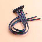 JCD Spring Loaded Male Female 2.5/2.54 MM Pitch 2P 3 4 5 6 7 8 Pole Through Holes PCB BTB Connector 2A DC Magnetic Pogo Pin