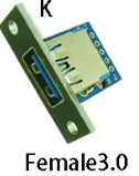 1pc MICRO MINI 5P 4P 9P 10P  type-c USB To Dip Female B-type Square Interface Printer Mike PCB Converter Adapter Breakout Board