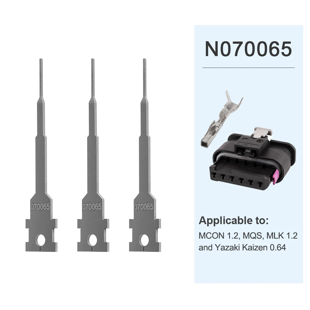 JRready Replacement Tip Kit for Extraction Tool &Terminal Release Tool for Deutsch,AMP/TE,Molex,Delphi,JST,Harting Connectors
