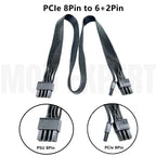 Modular Power Cable for Seasonic X-850, X-750, X-650 KM³ Modular, GPU PCIe 6+2Pin, CPU 4+4Pin, SATA, Molex IDE 4Pin, Main 24Pin