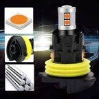 Lamp for Peugeot 3008 5008 2Pcs/Set 3030 9SMD White/Amber PH24W Canbus DRL for Citroen C5 MK2 Car LED Daytime Running Light
