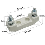 1Set Ceramics ANL Bolt-down Fuse Holder With 30A 50A 60A 80A 100A 150A 200A 300A 400A 500A 600A Fuse For Car Audio Power System