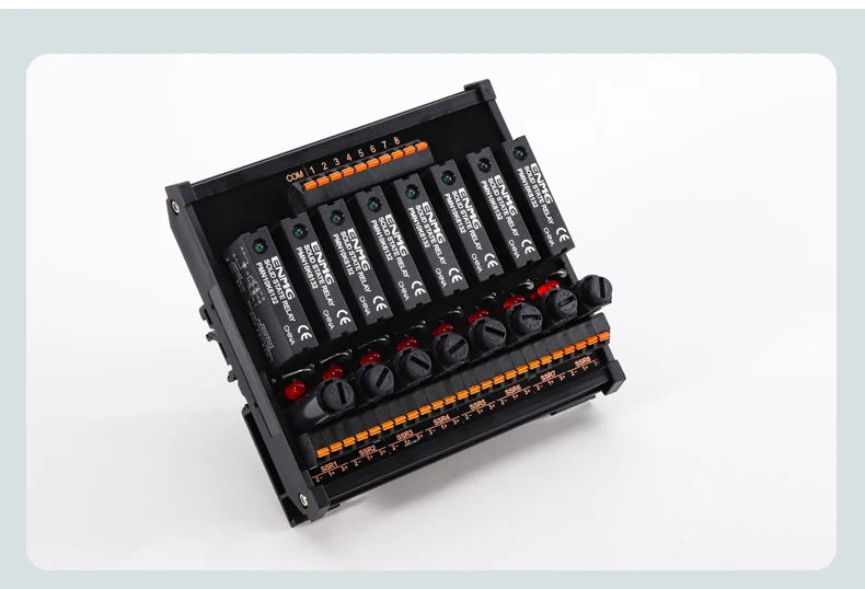 ENMG solid state optical isolated contactless 5~24Vdc Screw Inline relay 0-60V AC/DCdual-us module plc dc amplifier board module