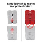 2Pcs Double Pole With Copper Contact Power Connectors 50 AMP 600V Charging Plug For Plug Cable Terminal Battery Power