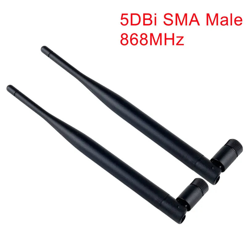 2PCS 868MHz 915MHz 5dBi LoRa Antenna SMA Female Omni-Directional for LoRaWAN Arduino IoT Projects