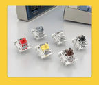 Gateron Pro 3.0 V3 Switch 3pin RGB Linear Tactile Red White Yellow Silver Brown Black Switch For Mechanical Keyboard Pre Lubed