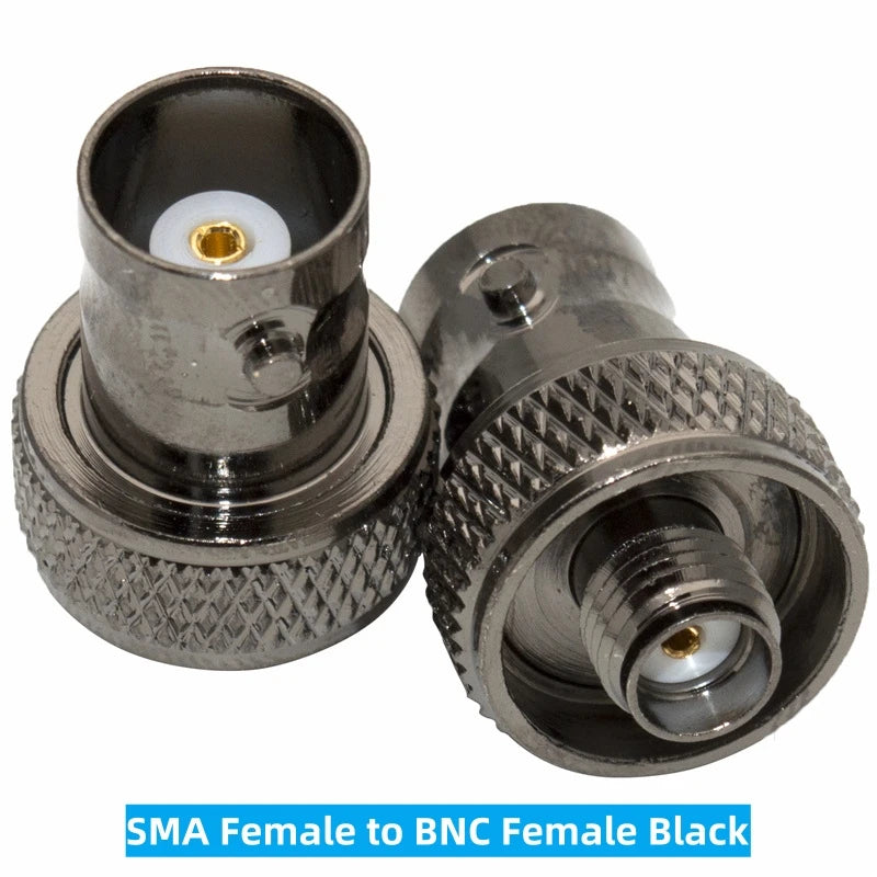 SMA to BNC Adapter SMA Male Plug to BNC Female M/F Radio Antenna Connector RF Converter M/F Radio Antenna Adapters Kit Coaxial