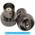 SMA to BNC Adapter SMA Male Plug to BNC Female M/F Radio Antenna Connector RF Converter M/F Radio Antenna Adapters Kit Coaxial