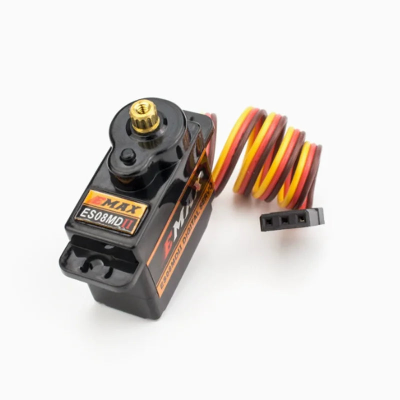 EMAX ES08MDII 13g Metal Gear Mini Digital Servo 4V to 6V 2kg Futaba JR Plug for RC Airplane Helicopter Fixed Wing