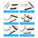 50Pcs/lot FFC FPC Connector 0.5mm 1.0mm 4P/6P/8P/10P/12/14/16/20/24/30/32/40P Pin Flip Type Ribbon Flat Connector Bottom Contact