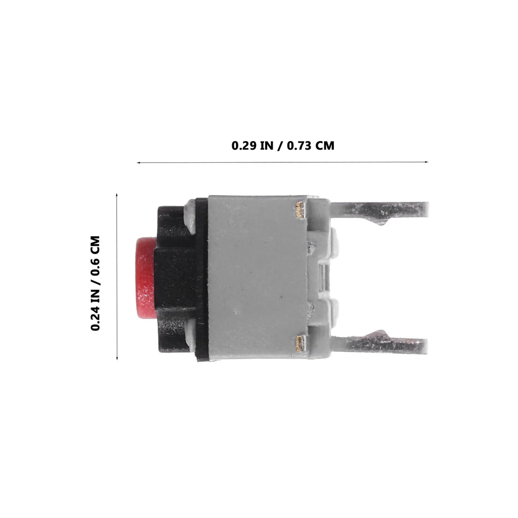 5Pcs Silent Micro Push Button Switch 6x6x7.3mm Ultra Quiet Tactile for Electronics Control Panels