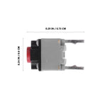 5Pcs Silent Micro Push Button Switch 6x6x7.3mm Ultra Quiet Tactile for Electronics Control Panels