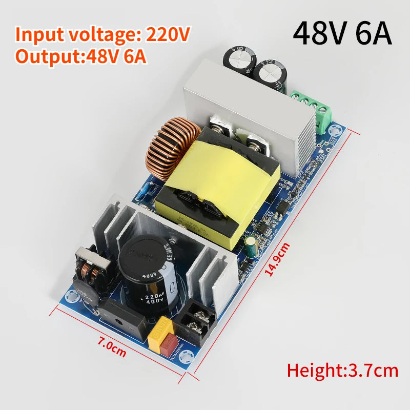 Hot Selling Products High Power 48V 6A Power Adapter AC 220V to DC 36V 48V Switching Power Supply Module Board