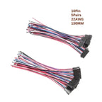 5/10 Pairs JST SM 2.54mm Pin Connector Set Male to Female Electrical Cable Wire Connector for DIY Projects 2P to 9P
