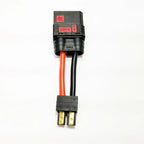 50mm 8/10/12AWG QS8-S Female To XT90 XT60 TRX EC5 Male Plug Anti-Ignition Conversion Cable Silicone Wire for RC Drone Aircraft