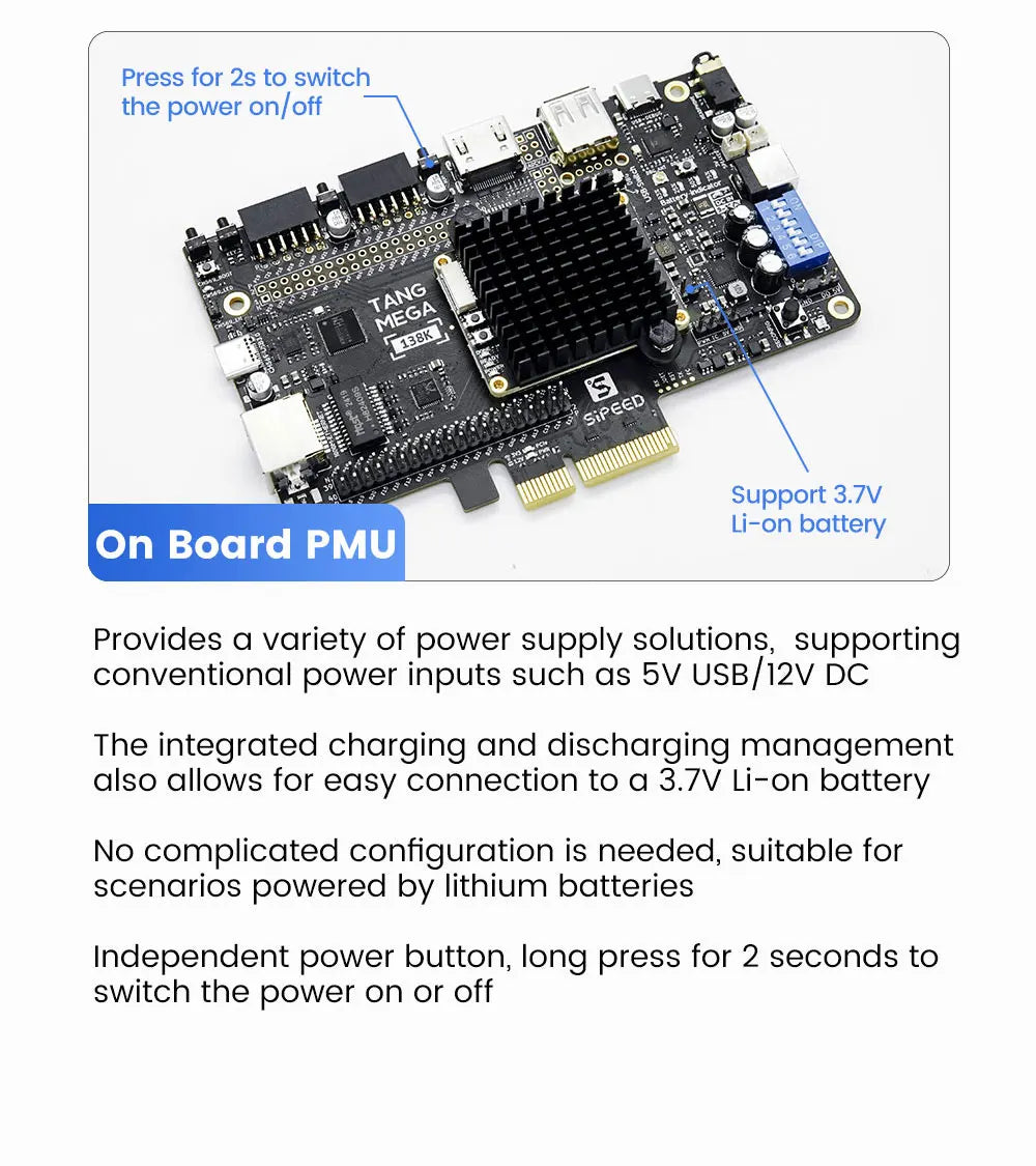 Sipeed Tang Mega 138K Dock GOWIN GW5AST RISCV FPGA Development Board