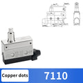 10Pcs Horizontal Limit Switch Long Hinge Roller Lever Momentary SPDT 1NO 1NC 380V 10A Industrial Travel Position Switch IP54
