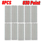 1-20pcs Breadboard 400 830 Point PCB Board MB-102 MB102 Test Develop Nodemcu Raspberri PI 2 lcd High Frequency 40pin Dupont Line