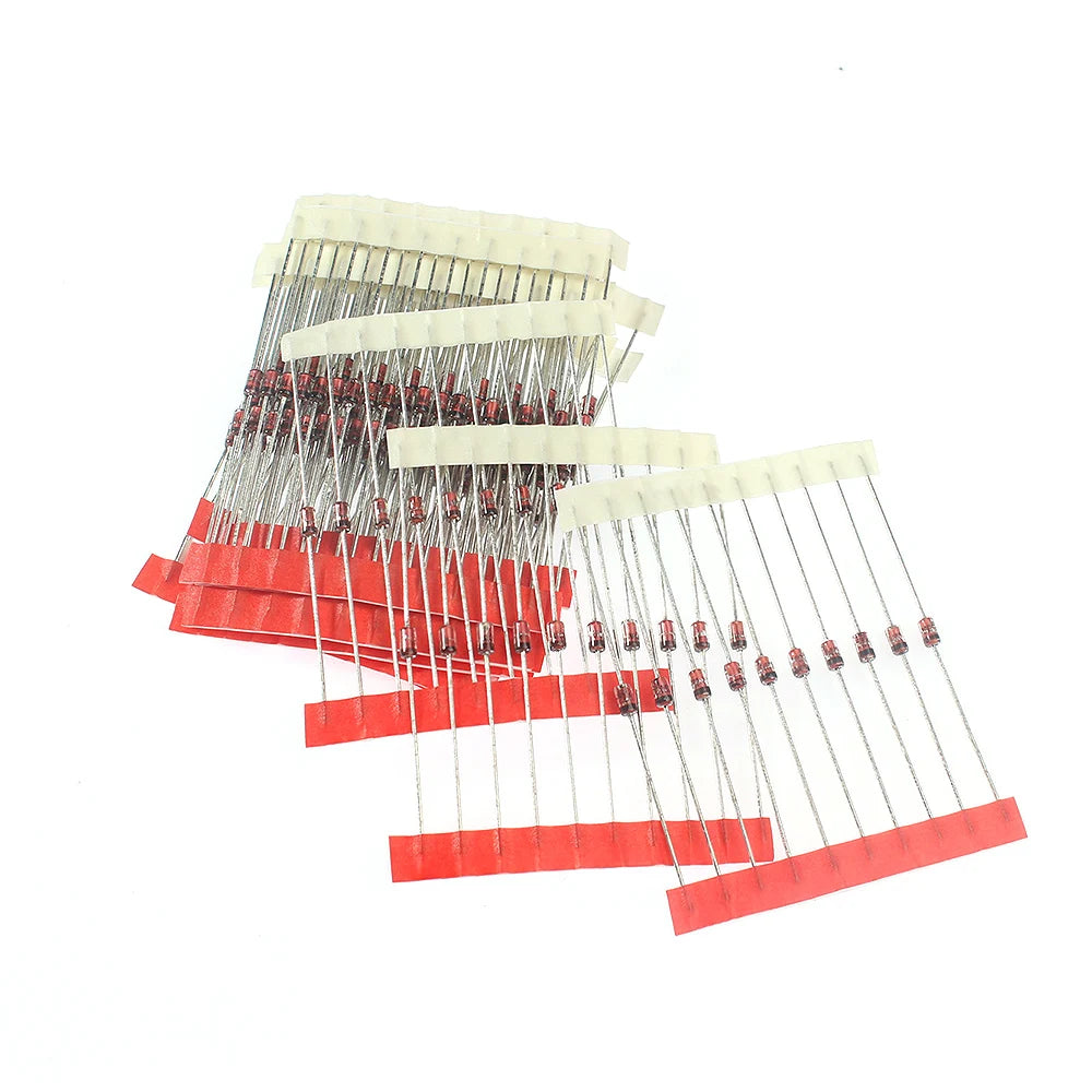 140PCS 1W Zener Diode Kit 3.3V~24V Electronic Components Diy Assorted Set 3.3V 10V  3.9V  12V  4.7V  15V  5.1V  16V  