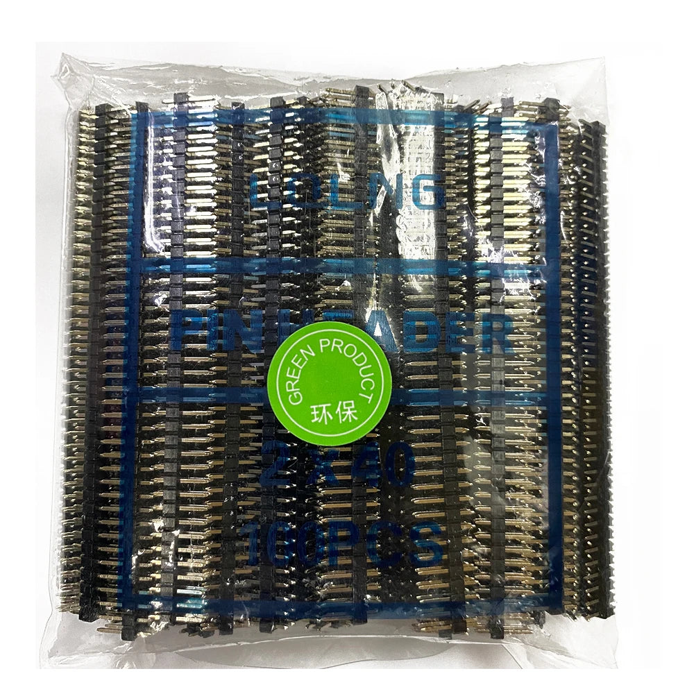 100pcs 2.54mm PH5 Single Row Straight 1X2P/5P/6P/10P/15P/40P Short Version Rohs Goldplate PCB Female Pin Header Socket Connector