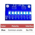 6pcs DC12V 8CH Relay Control Board Opto Isolated NPN Input 4 Digit Display For Arduino Pro Mini Programmable Timer Module