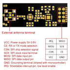 1set NRF24L01+PA+LNA Wireless Transceiver RF Transceiver Module 2.4G with Antenna 1100 Meters Long Distance