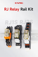 Thin-Flat Intermediate Relay 1NO1NC/2NO2NC 8A 24VDC | Compatible with  RJ1S-CL-D24 & RJ2S-CL-D24 | DIN Rail Relay for Contro