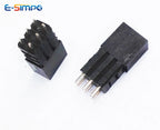 20pcs 2.54mm PC104 Double Row Extra 2.5/5/7.5mm Spacer Elevated Extended High Plastic Industrial 2.5mm PCB Female Header Socket
