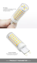 1 Pcs Highlight G9 E14 LED Lamp Bulb AC 220V 15W 7W 9W 12W SMD2835 3000K 4000K 6000K Switch Control No Flicker Ceramic Lights