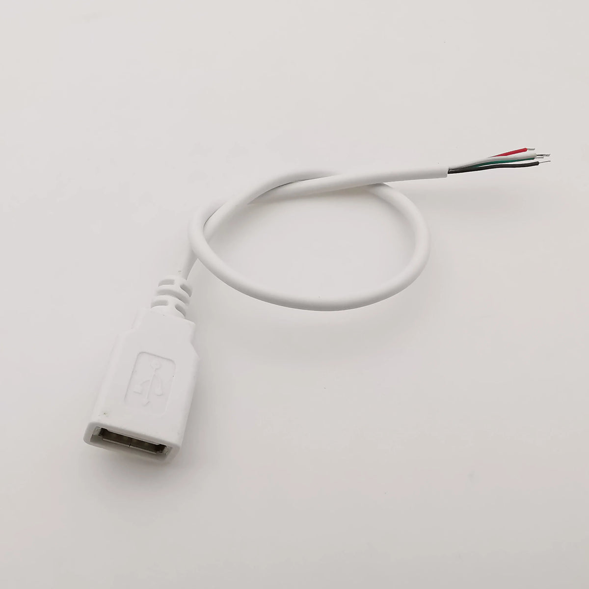 5V USB 2.0 A Female Male Power Supply Cable Connector 2Pin 4Pin Wire Charge Extension Cable Adapter Welding Line DIY 0.3m 1m 2m