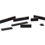 155PCS 2.54mm Single Row Pin Socket Female Header Connector Box 4/6/8/10/12/16/20/40pin PCB Board Combination Kit for Arduino
