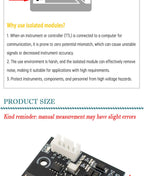 WAVGAT TTL to 485 module, RS485 to TTL communication single-board computer serial port line converter