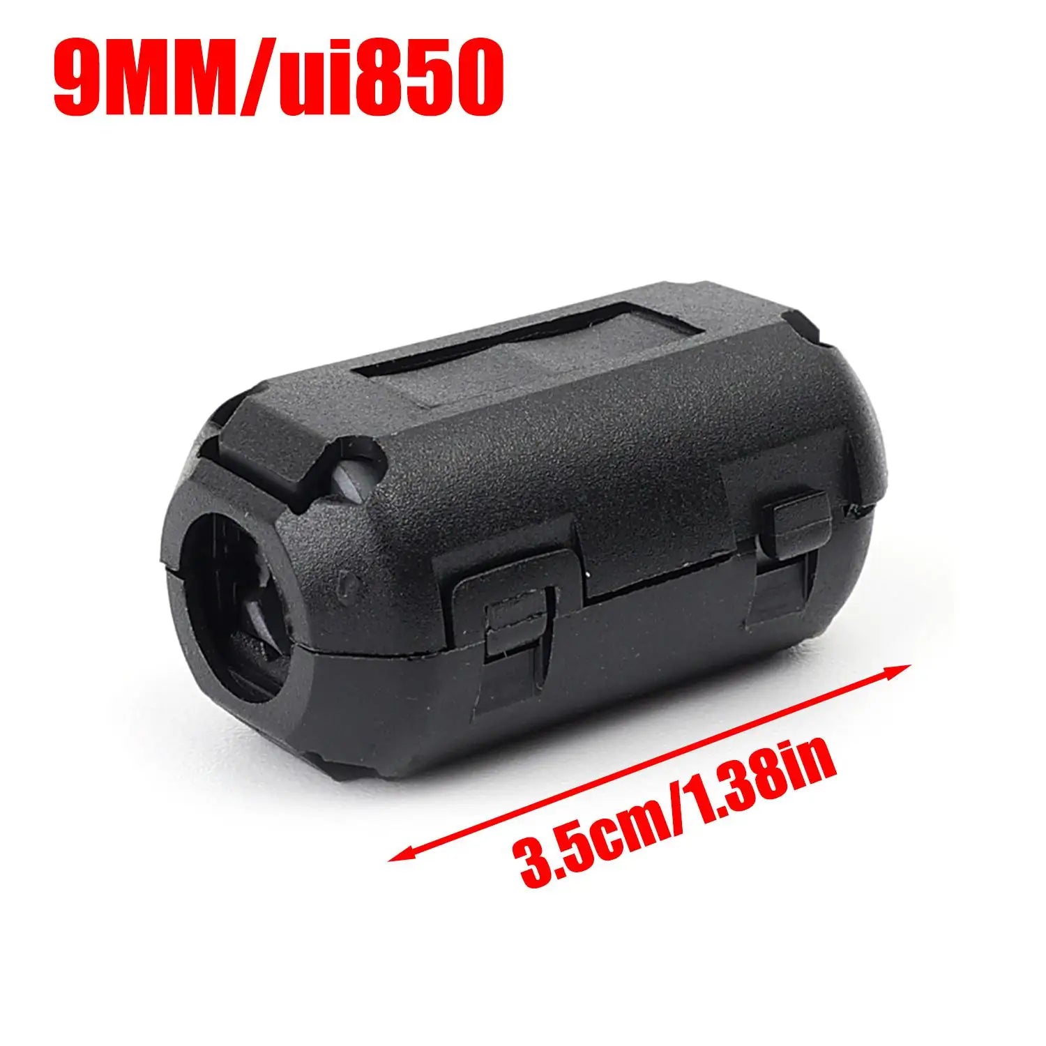 Noise Filter Magnetic Clip Ferrite Core Noise Suppressor Filter Ring Cable Clamp for Powerline Power Cord Wire Interference Clip