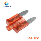 10PCS Small With Light With Fusing Indication Automobile Plug-in Fuse Small Sharp Foot Fuse For Automobile 5A ~ 40A
