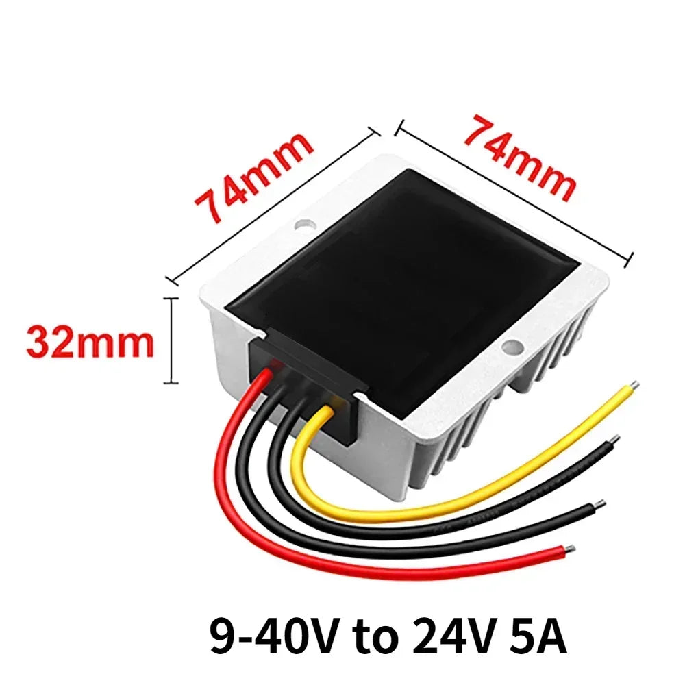 9-40V 12V 24V 36V to 24V 2A-30A Step-up/down DC Power Converter Car Voltage Stabilizer Boost Buck Module Solar Regulator