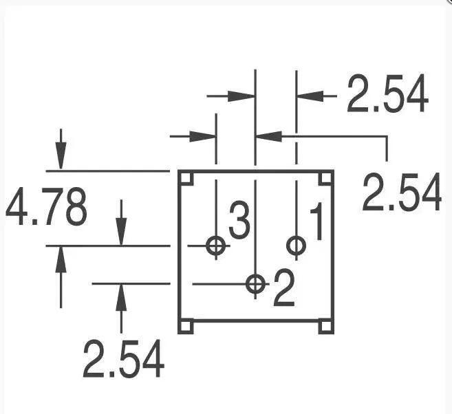 3386P-1-103 10K 1k 2k 5k 10k 20k...  0.5W, 1/2W PC Pins Through Hole Trimmer Potentiometer Cermet 1 Turn Top Adjustment 5PCS/LOT