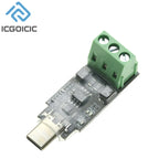 Type-C To RS485 Conversion Module For Android Serial OTG USB Type C To 3PIN 485 Converter Modules 600W Protection
