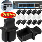 Ethernet Hub Port RJ45 Anti Dust Cover Cap Protector Plug RJ45 DustPlug For Laptop/ Computer/ Router RJ45 Connector Port Caps