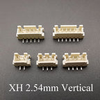 50Pcs JST PH2.0mm XH2.54mm 2/3/4/5/6Pin Horizontal Paste Vertical Patch Pin Holder SMT Connector 2.0MM 2.54MM Pitch Male SMD