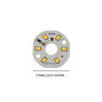 3/5/10PCS Round LED Light Board DC 5V 3W Low Voltage 5730 2835 SMD LEDs 3000K Warm or White 6000K Dimmable Bulb Lamp Panel
