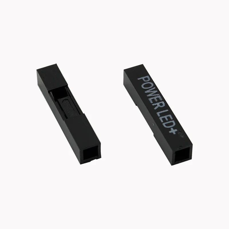 100/1000pcs 2.54mm 1P DuPont Plastic Shell Printing Font POWER SW / POWER LED+ / POWER LED- Wiring Terminal Housing Connector