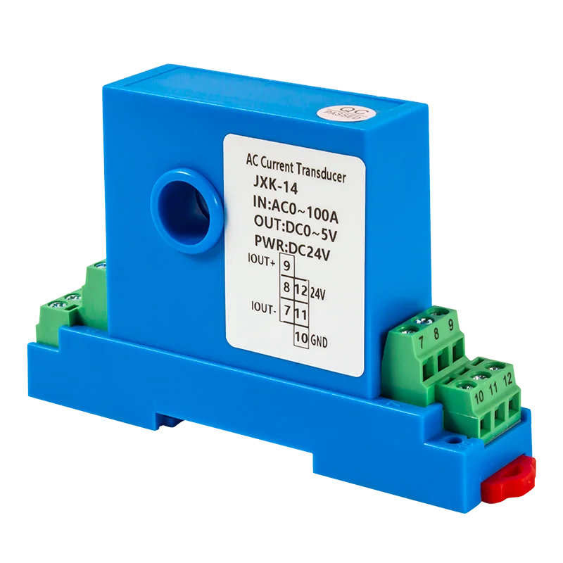 AC DC Current Transmitter 1A 10A 20A 50A To 4-20mA Hall Current Sensor 4-20mA 0-10V RS485 Current Transducer Transmitter