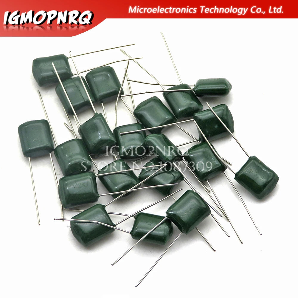 Polyester film capacitor 100V 1nF 1.5nF 2.2nF 100nF 2A471J 2A102J 2A222J 2A392J 2A332J 2A472J 2A103J 2A473J 2A104J 10NF 220NF