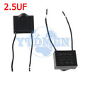 1/2/5PCS CBB61 Motor Run Capacitor 450V AC Fan Capacitors 0.8/1/1.2/1.5/1.8/2/2.5/4/5/6/8/10UF for Ceiling Fan & Air Conditioner