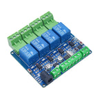 5V 12V Modbus Rtu 4 8 channel Relay Module RS485 TTL Communication 4 8 way Input Relay Module