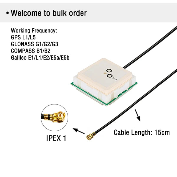 High Quality RTK Active High Precision GPS Antenna, Multi LNA GPS/GLONASS/BEIDOU/GALILEO