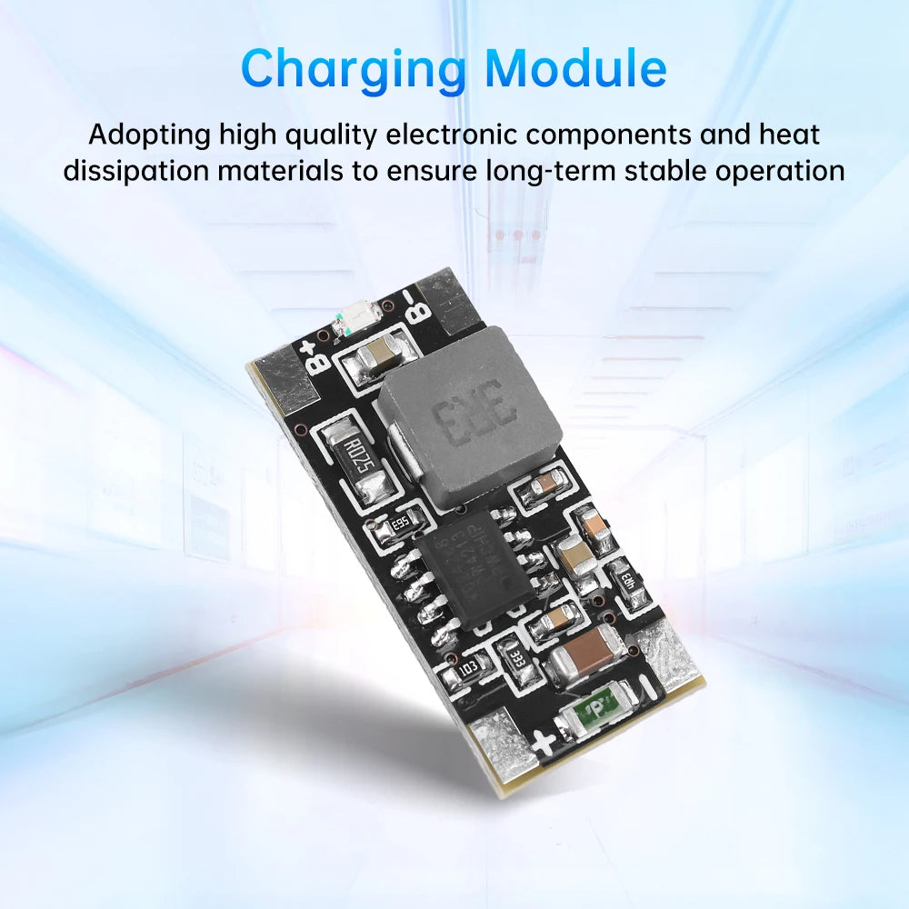 18650/21700 Lithium Battery Charging Module With LED Indicator Suitable For High Current 9V12V15V Charging Superior To TP4056
