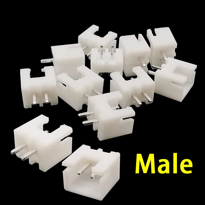 100Pcs/Lot XH2.54 Connector JST 2/3/4/5Pin Female Housing Plastic Shell Plug XH Male/Female Pin Header Dupont Wire Connector