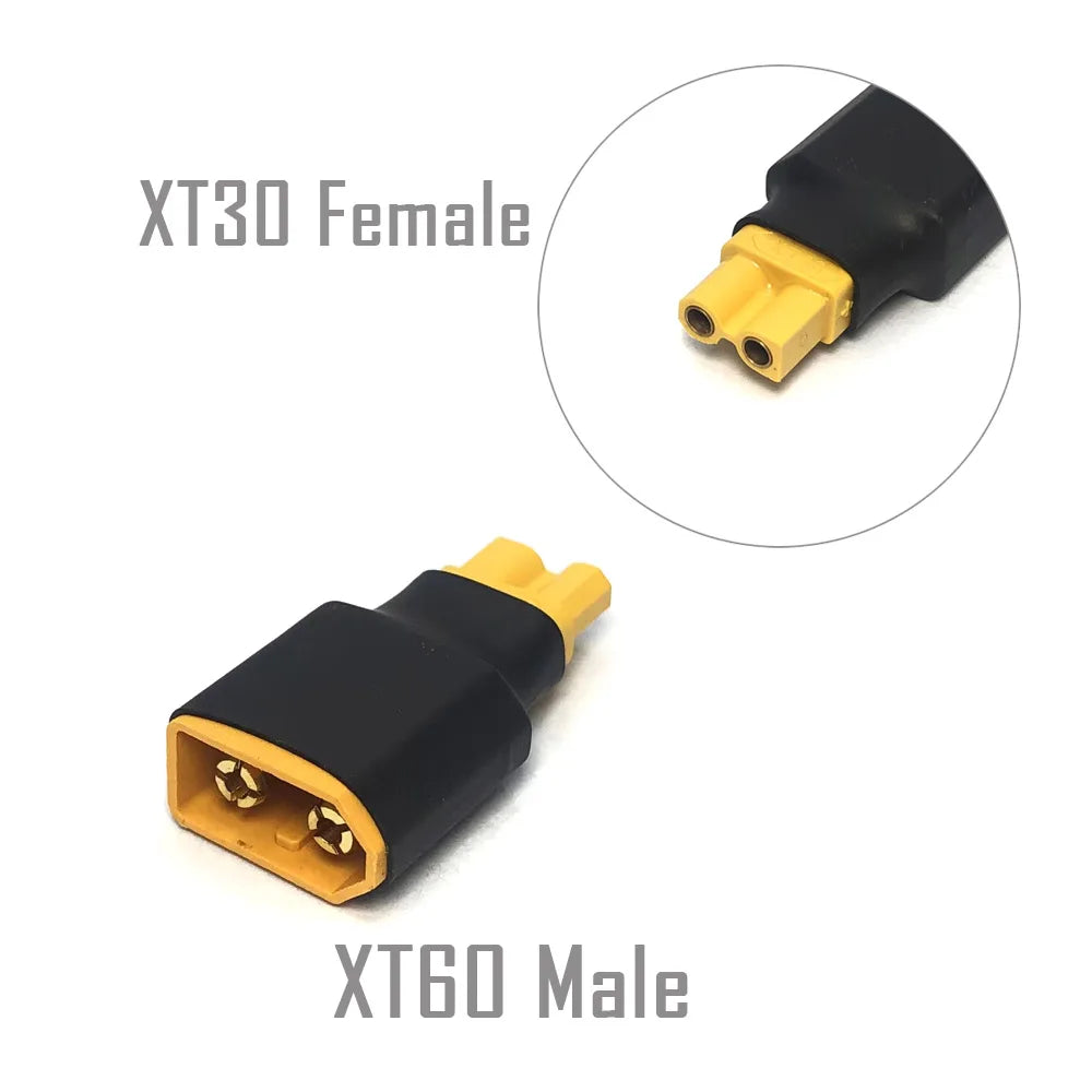 RC Model Adapter XT30 XT60 XT90 TRX T Plug Female/Male Connector Plug for RC Car Airplane Drone RC Boat Lipo Battery RC Parts